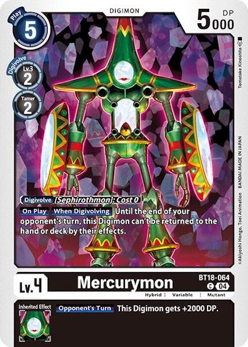 Mercurymon [BT18-064] [Release Special Booster Ver.2.0]