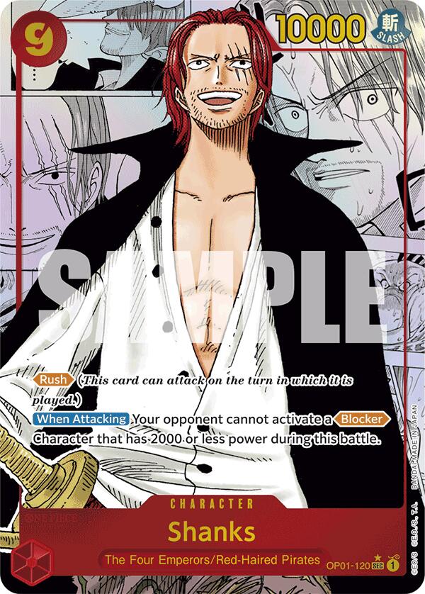 Shanks (Manga) [Premium Booster -The Best-] - Bandai