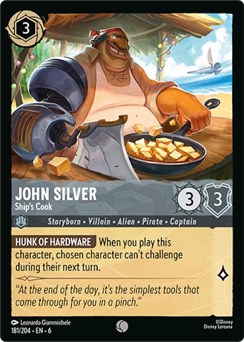John Silver - Ship's Cook (181/204) [Azurite Sea] - Disney