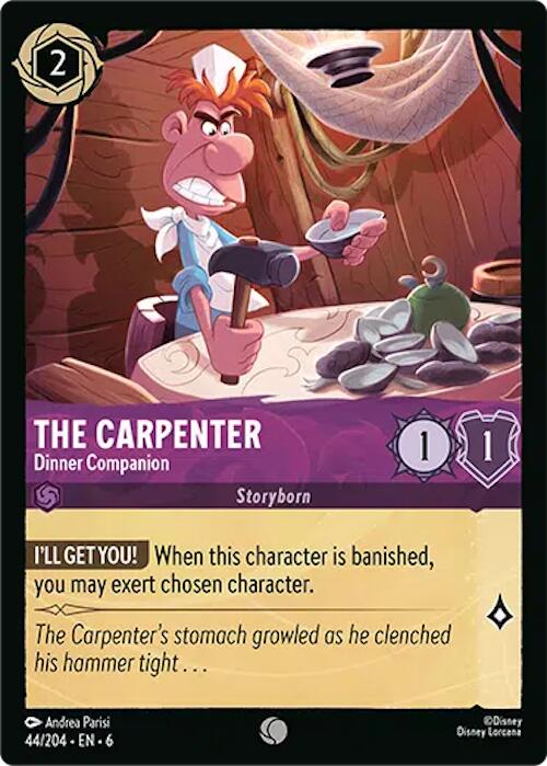 The Carpenter - Dinner Companion (44/204) [Azurite Sea] - Disney