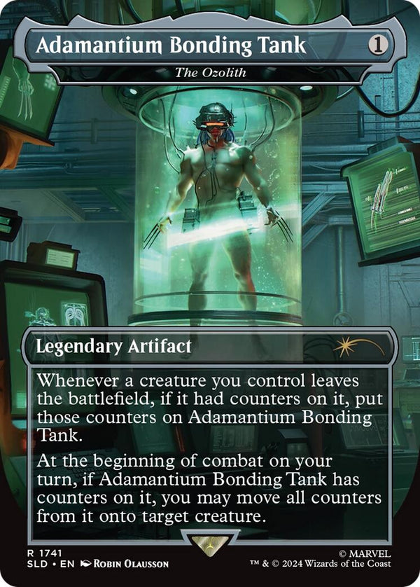 Adamantium Bonding Tank - The Ozolith (Rainbow Foil) [Secret Lair Drop Series] - Magic: The Gathering