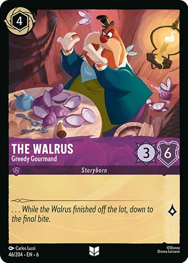The Walrus - Greedy Gourmand (46/204) [Azurite Sea] - Disney
