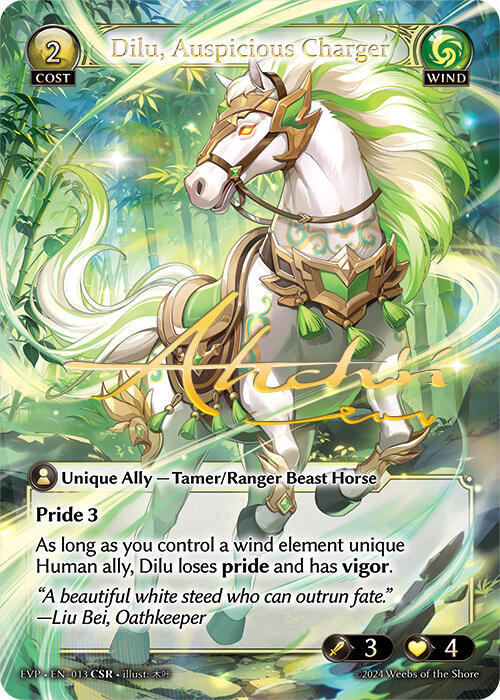 Dilu, Auspicious Charger (CSR)