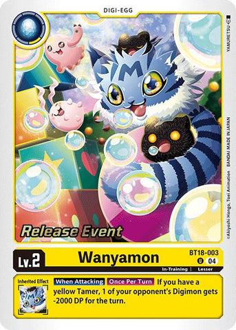 Wanyamon [BT18-003] [Release Special Booster Ver.2.0 Promos]