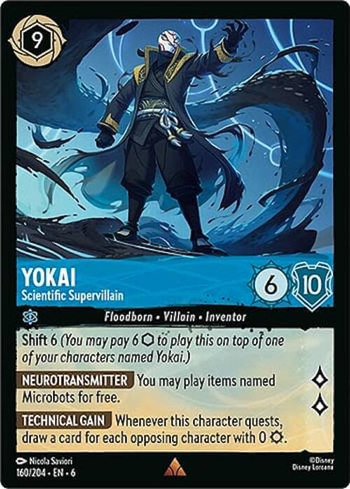 Yokai - Scientific Supervillain (160/204) [Azurite Sea] - Disney