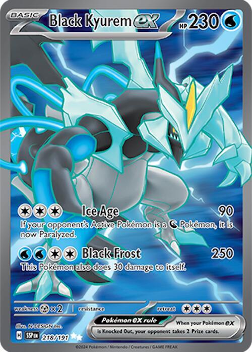 Black Kyurem ex - 218/191 (SSP 218/191) - Pokémon