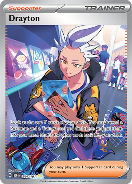 Drayton (244/191) [Scarlet & Violet: Surging Sparks] - Pokémon