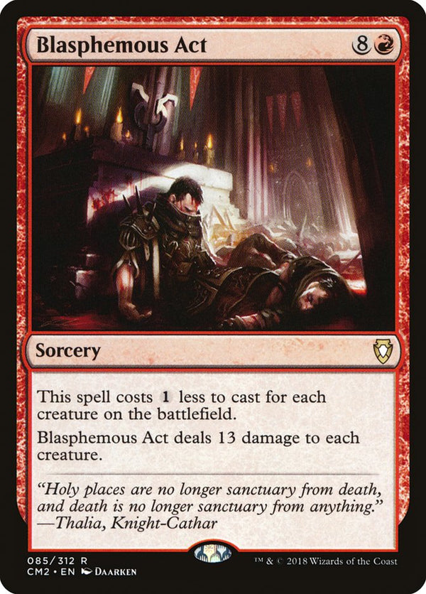 Blasphemous Act [Commander Anthology Volume II] - Magic: The Gathering