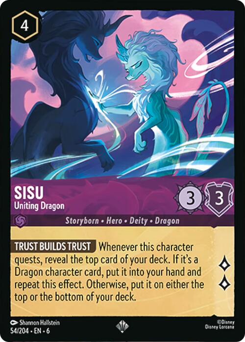 Sisu - Uniting Dragon (54/204) [Azurite Sea] - Disney
