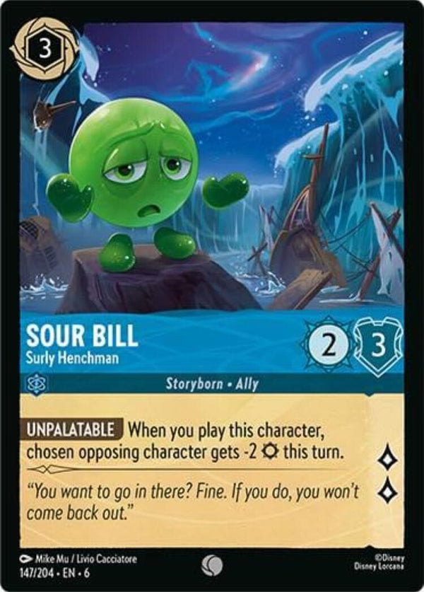 Sour Bill - Surly Henchman (147/204) [Azurite Sea] - Disney