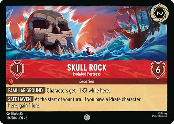 Skull Rock - Isolated Fortress (136/204) [Azurite Sea] - Disney
