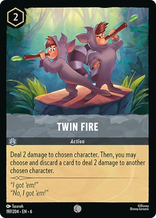 Twin Fire (197/204) [Azurite Sea] - Disney