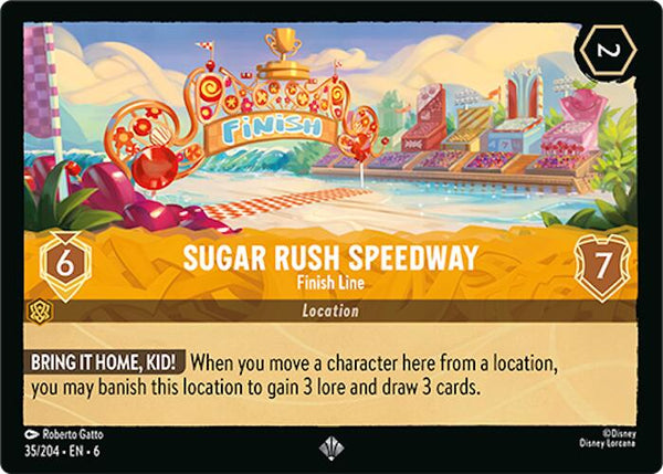 Sugar Rush Speedway - Finish Line (35/204) [Azurite Sea] - Disney