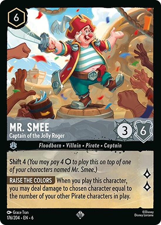 Mr. Smee - Captain of the Jolly Roger (176/204) [Azurite Sea] - Disney
