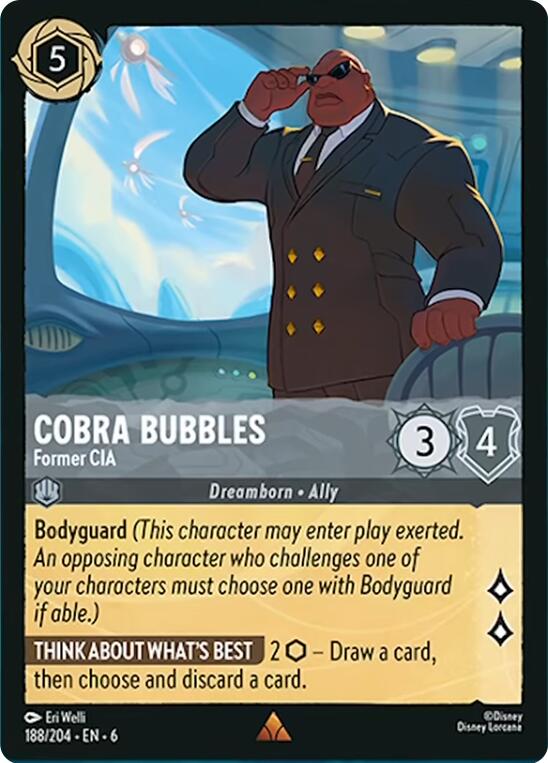 Cobra Bubbles - Former CIA (188/204) [Azurite Sea] - Disney