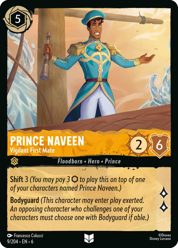 Prince Naveen - Vigilant First Mate (9/204) [Azurite Sea] - Disney