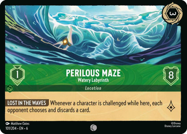 Perilous Maze - Watery Labyrinth (101/204) [Azurite Sea] - Disney