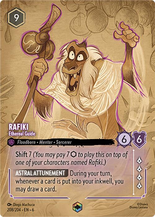 Rafiki - Ethereal Guide (Enchanted) (208/204) [Azurite Sea] - Disney