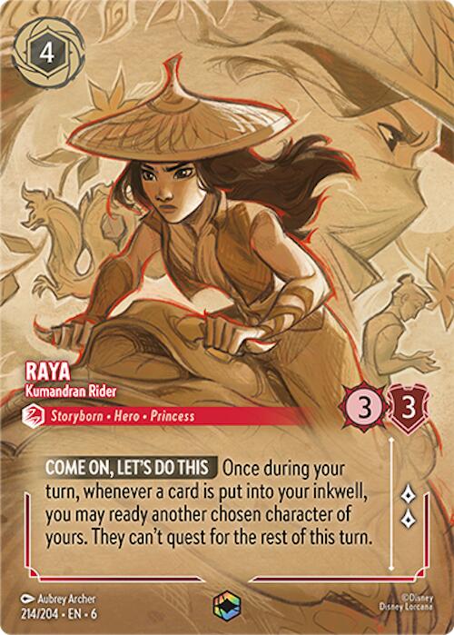 Raya - Kumandran Rider (Enchanted) (214/204) [Azurite Sea] - Disney