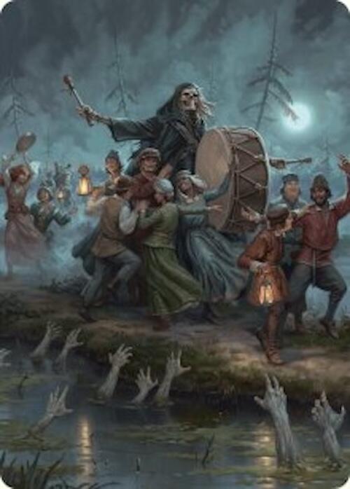 Blasphemous Edict Art Card (35/54) [Foundations Art Series] - Magic: The Gathering