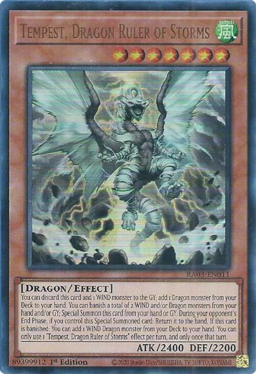 Tempest, Dragon Ruler of Storms (UR)