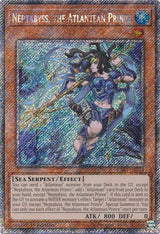 Neptabyss, the Atlantean Prince (Platinum Secret Rare) (RA03-EN013) - Yu-Gi-Oh!