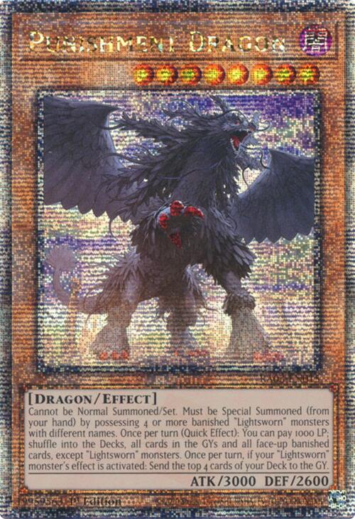 Punishment Dragon (Quarter Century Secret Rare) [RA03-EN015] Quarter Century Secret Rare