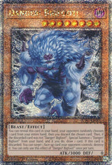 Danger! Bigfoot! (Alternate Art) (Quarter Century Secret Rare) (RA03-EN019) - Yu-Gi-Oh!
