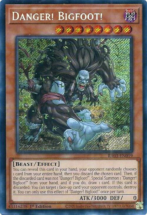 Danger! Bigfoot! (Secret Rare)