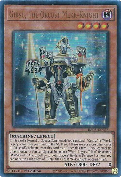Girsu, the Orcust Mekk-Knight (UR)