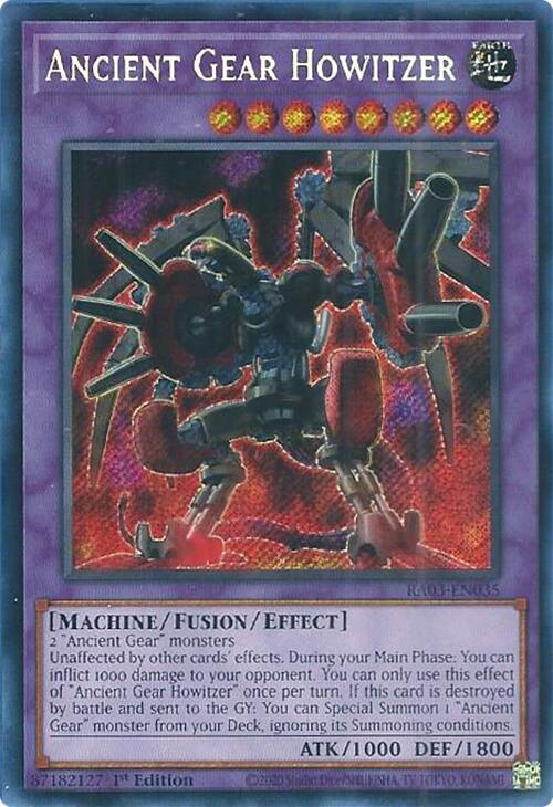 Ancient Gear Howitzer (Secret Rare)