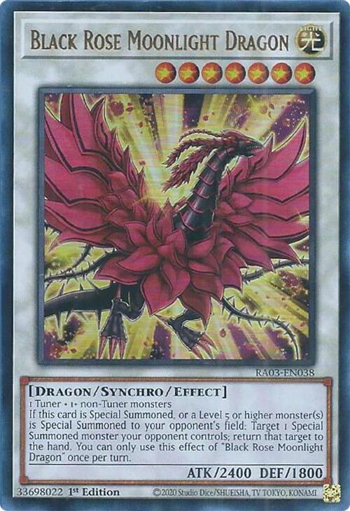 Black Rose Moonlight Dragon (UR) (RA03-EN038) [Ultra Rare] - Yu-Gi-Oh!
