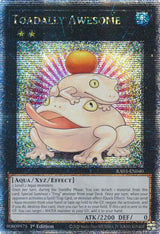 Toadally Awesome (Quarter Century Secret Rare) (RA03-EN040) - Yu-Gi-Oh!