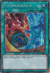 Polymerization (B) (HERO Art) (Platinum Secret Rare) (RA03-EN051) - Yu-Gi-Oh!