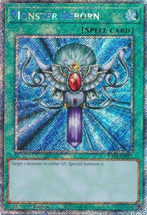 Monster Reborn (Platinum Secret Rare)