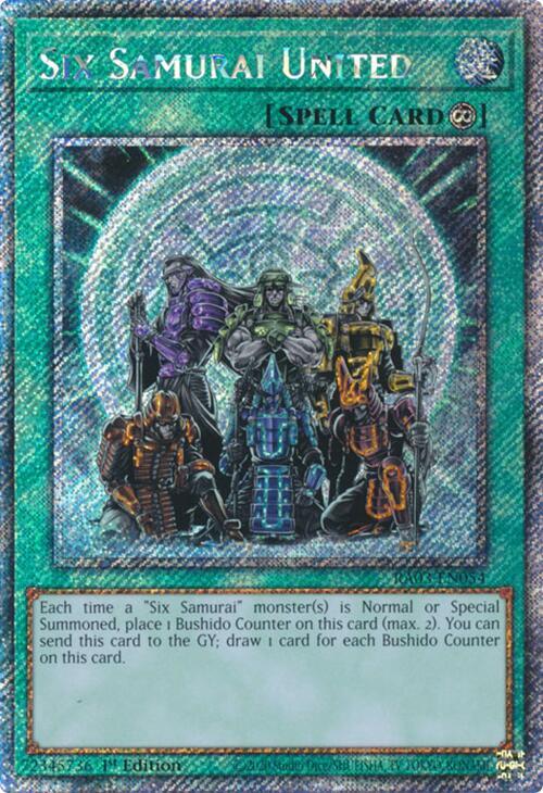 Six Samurai United (Platinum Secret Rare)