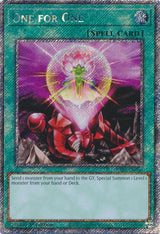One for One (Platinum Secret Rare) (RA03-EN056) - Yu-Gi-Oh!