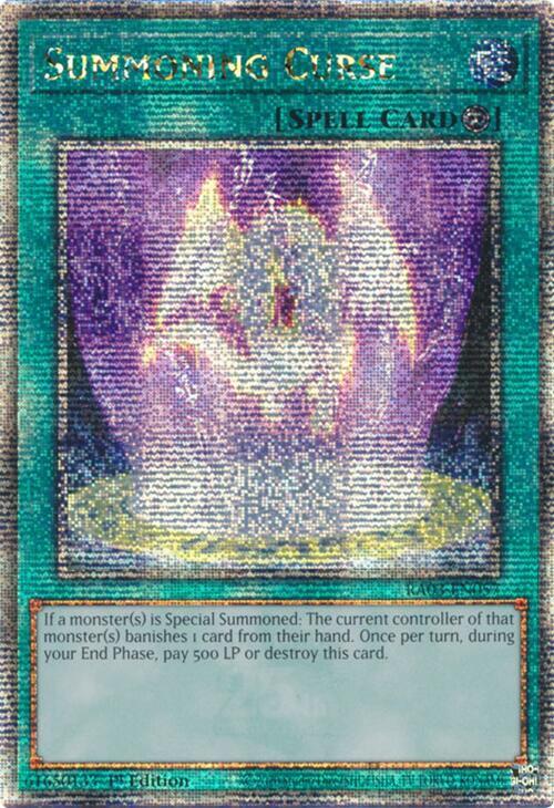 Summoning Curse (Quarter Century Secret Rare) (RA03-EN057) - Yu-Gi-Oh!