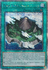 Fire King Island (Quarter Century Secret Rare) (RA03-EN059) - Yu-Gi-Oh!
