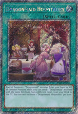 Dragonmaid Hospitality (Platinum Secret Rare) (RA03-EN068) - Yu-Gi-Oh!