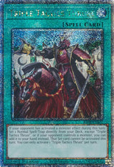 Triple Tactics Thrust (Quarter Century Secret Rare) (RA03-EN072) - Yu-Gi-Oh!