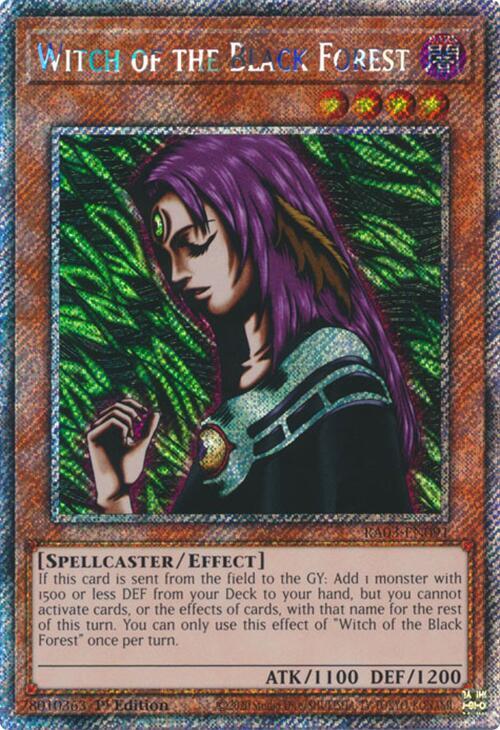 Witch of the Black Forest (Platinum Secret Rare) (RA03-EN091) - Yu-Gi-Oh!