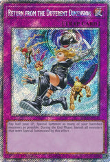 Return from the Different Dimension (Platinum Secret Rare) (RA03-EN140) - Yu-Gi-Oh!