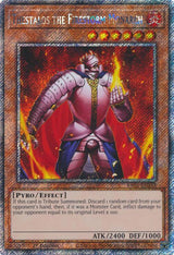 Thestalos the Firestorm Monarch (Platinum Secret Rare) (RA03-EN143) - Yu-Gi-Oh!