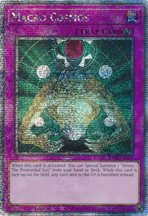 Macro Cosmos (Quarter Century Secret Rare) (RA03-EN164) - Yu-Gi-Oh!