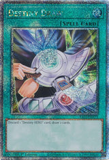 Destiny Draw (Quarter Century Secret Rare) (RA03-EN173) - Yu-Gi-Oh!