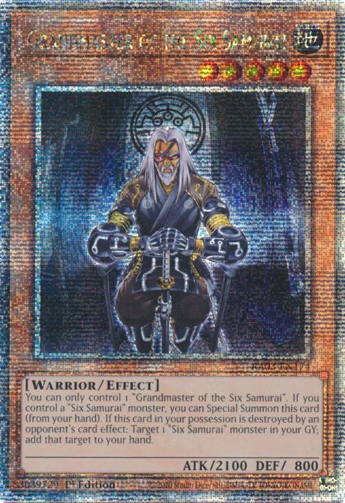 Grandmaster of the Six Samurai (Quarter Century Secret Rare)