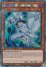 Destiny HERO - Disk Commander (Platinum Secret Rare) (RA03-EN176) - Yu-Gi-Oh!
