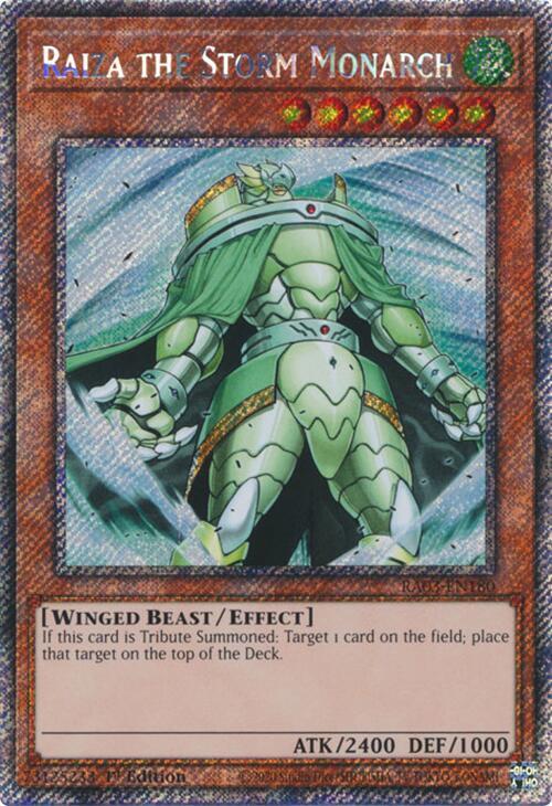 Raiza the Storm Monarch (Platinum Secret Rare)