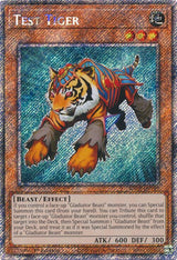 Test Tiger (Platinum Secret Rare) (RA03-EN189) - Yu-Gi-Oh!
